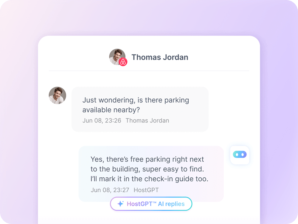 Automated guest inquiry responses