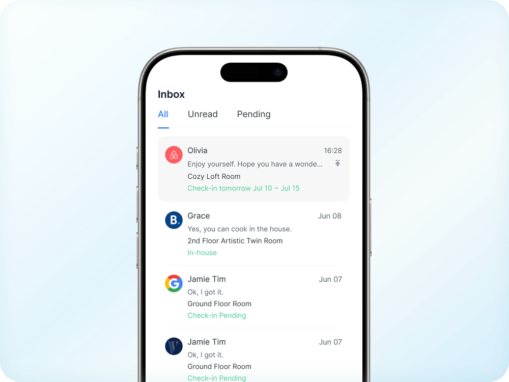 Mobile messaging interface