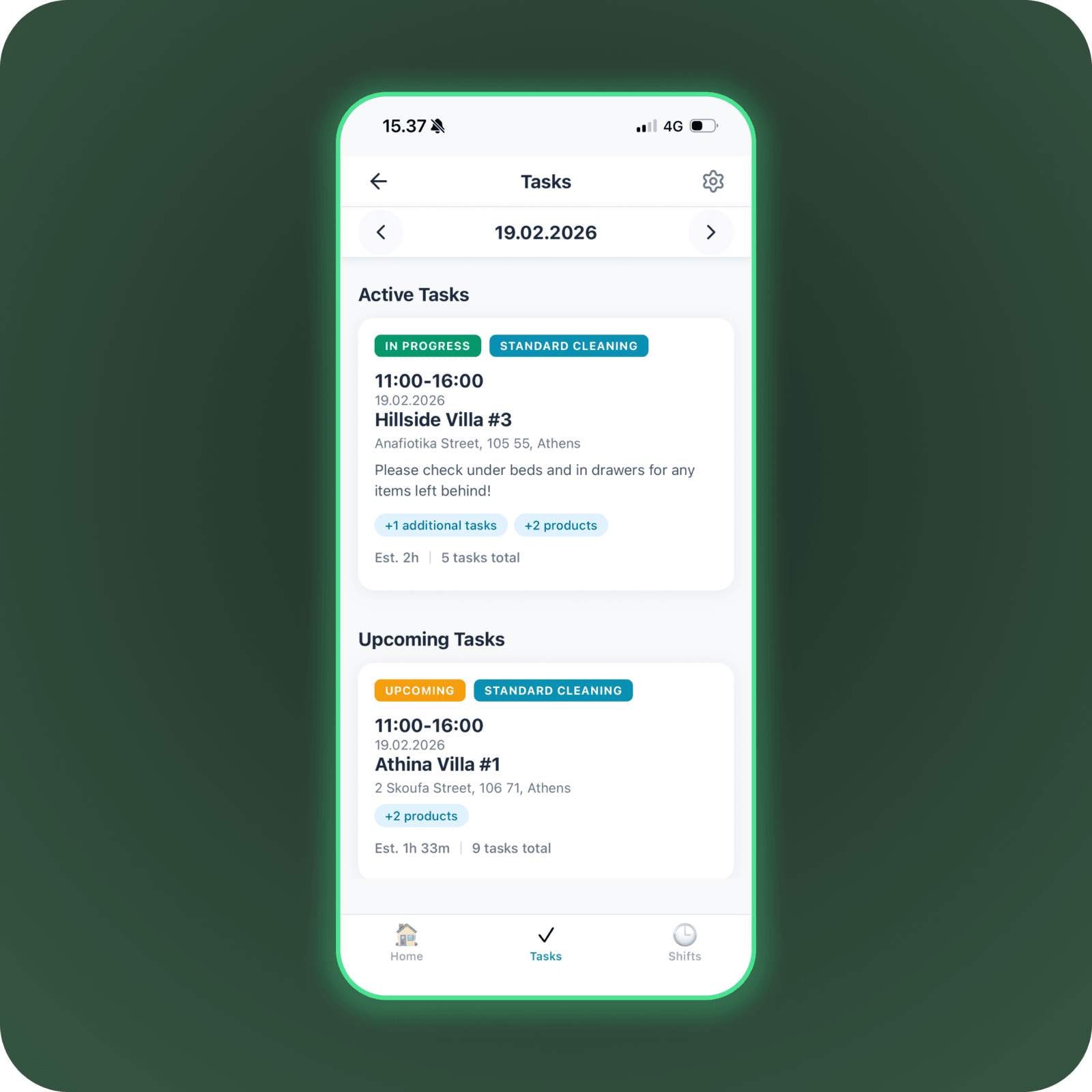 Pacho mobile app for field teams